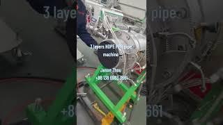 3 layers HDPE PPR pipe extrusion machine line  +86 138 6983 3661