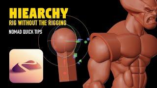 Hierarchy: Rig without Rigging | Nomad Sculpt Quick Tutorial