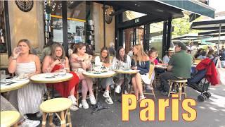 PARIS, FRANCE - Quartier Saint Germain des Prés - Paris 4K HDR walk