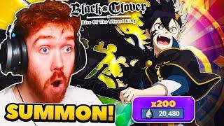 NEW BLACK DIVIDER ASTA SUMMONS! My Best Mutli EVER! | Black Clover Mobile