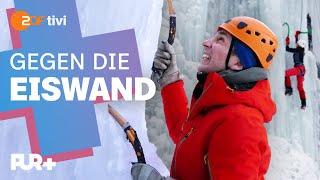 Eisklettern am zugefrorenen Wasserfall – extreme Natur! | PUR+