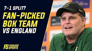 FAN-PICKED SPRINGBOK TEAM VS ENGLAND! | Rugby News Live