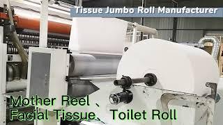 Tissue Raw Material Mother Reels Parent Roll Paper Jumbo Roll for Toilet Paper Kitchen Hand Towel