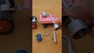 Mini tractor project mini motor water pump science project video