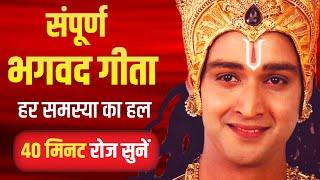 संपूर्ण भगवद गीता 40 मिनट में | Shrimad Bhagwat Geeta Saar In 40 Minutes #krishna #geeta