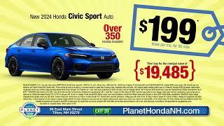 Planet Honda's New Lease-to-Own Program for the 2024 Civic!