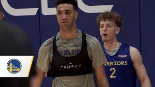 Warriors Rookies Trayce Jackson-Davis and Brandin Podziemski Getting Training Camp Reps