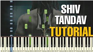 SHIVA TANDAVA STOTRAM EASY PIANO TUTORIAL | HOW TO PLAY SHIVA TANDAVA TUNE ON PIANO | SHIVA DJ SONG