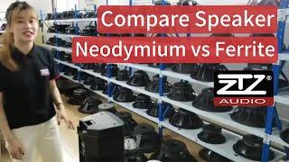 Compare Magnet Ferrite VS Magnet Neodymium in Speakers! Which one is the perfect speaker?