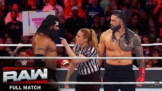 Roman Reigns vs. Veer Mahaan: Raw, Dec. 23, 2024 - Extreme Rules Match