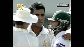 Waqar Younis cleans bowls Justin Langer with a BEAUTY!