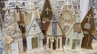 DIY Scrap Wood Churches