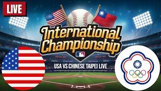 USA vs Chinese Taipei baseball live WBSC Premier 12 Tokyo Dome