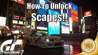 Gran Turismo 7 - How To Unlock Scapes (GT7 When Do You Unlock Scapes)