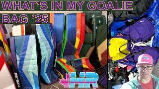 What's in the hockey goalie bag for 2025