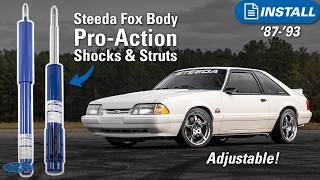 Adjustable Pro-Action Shocks & Struts for the Foxbody Mustang!