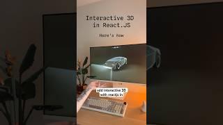 Export interactive 3D as React.JS #webdeveloper  #softwaredeveloper #developers #3dmodeling #reactjs