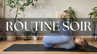 Yoga du soir - routine douce pour se détendre totalement - 20min