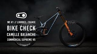 COMMENCAL SUPREME WORLD CUP BIKE CHECK WITH CAMILLE BALANCHE!