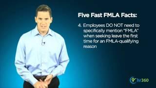 Five Fast Facts About FMLA (Family and Medical Leave Act)