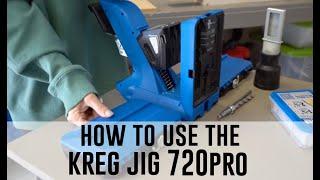 How To Use the New Kreg Jig 720PRO!