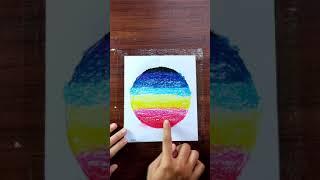 easy scenery drawing| easy drawing ideas| drawing in circle | simple