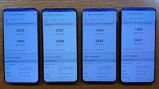 Samsung Galaxy S24+ S23+ S22+ S21+ GeekBench 6 Scores: CPU & GPU