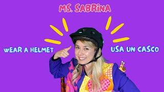 Learn how to say in Spanish... Can You Put on Your Helmet? | ¿Puedes Ponerte el Casco?