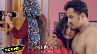 Masterpiece Kannada Movie Scenes | Journalist Catches Unni Mukundan Relationship with Minister Lena