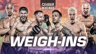 KC38 Weigh-Ins Special Event | FIGHTS TONIGHT, 7pm ET!