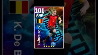 How To Train 101 Rated K. DE BRUYNE In eFootball 2024 Mobile #efootball #shorts #pesmobile