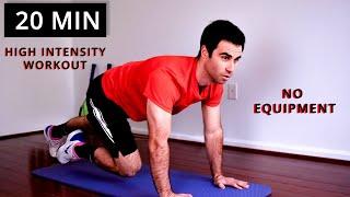 20 Minute Full Body Workout - High Intensity