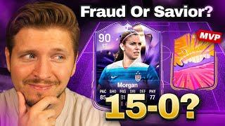 15-0 w/ EOAE Alex Morgan? (and many more)