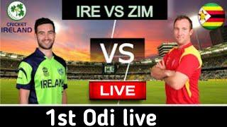 Live: Zimbabwe Vs Ireland Live, 1st ODI | ZIM Vs IRE Live | Ireland Vs Zimbabwe Live Match 2023