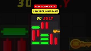 Hamster kombat mini game today | Hamster kombat mini game key | 30 July hamster kombat new key