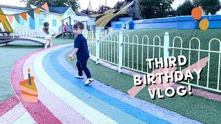 3RD BIRTHDAY VLOG | PEPPA PIG WORLD, POWER RANGERS AND CAKE! | THIS MAMA LIFE