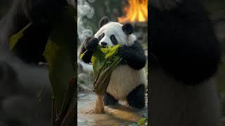 Hero Panda Saves a Forest from Fire! | Emotional Rescue Story#1millionviews #viralvideo