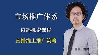 【24】直播线上推广策略｜翟山鹰BOC市场推广体系｜蒲实