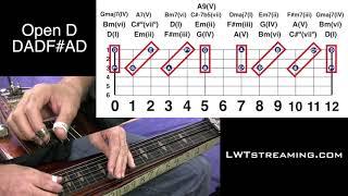 SLANTS - Open D - Lap Steel, Dobro, or Weissenborn