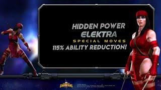 Elektra Hidden Power Over Danger sense - Marvel Contest of Champions