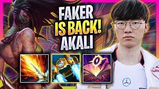 FAKER THE AKALI GOD IS BACK! - T1 Faker Plays Akali MID vs Ahri! | Bootcamp 2024