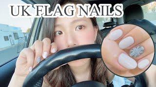 ミニークーパーに似合うネイルにしてみた。DIY gel nail at home Ⅱ Union Jack