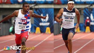 Noah Lyles and Michael Norman shine at 2016 Olympic Trials as high schoolers | NBC Sports