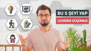 HAYATINI ANINDA DEĞİŞTİRECEK 5 ALIŞKANLIK