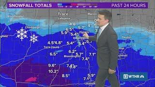 9 p.m. update on winter snow storm in Indiana | Weather Impact Alert