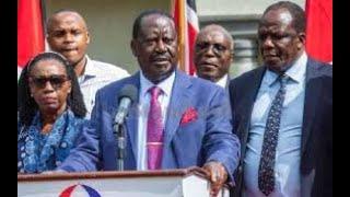 LIVE:BREAKING NEWS RAILA ODINGA PRESS ADDRESSING NEXT STEP AFTER GEN Z OCCOPYING STATEHOUSE