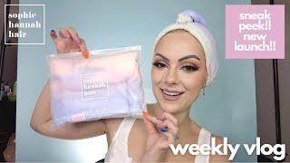 SNEAK PEEK! New Product Launching on Sophie Hannah Hair | Weekly Vlog