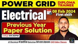 Power Grid Recruitment 2024 | PGCIL Electrical Previous Year Paper | Raman Sir