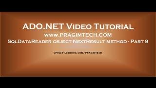 SqlDataReader object's NextResult method   Part 9