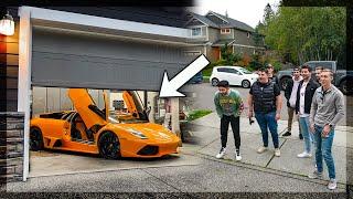 Friends React to REVEALING My Lamborghini Murcielago!